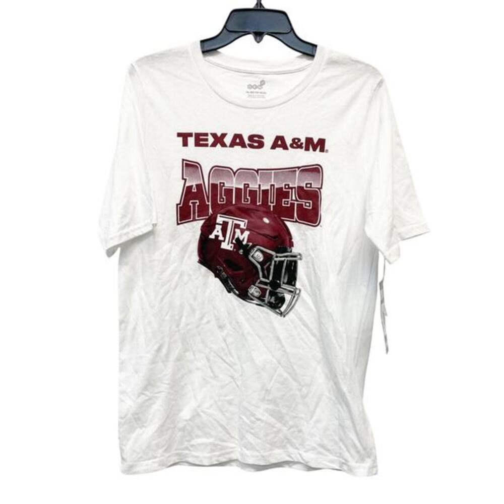 Gen 2 Boys Fanatics Texas A&M‎ Aggies Texas Dripping Football Helmet T-Shirt XL